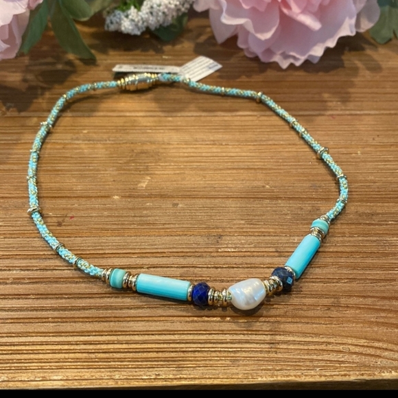 Kendra Scott Jewelry - Kendra Scott Rachel Goldtone Blue mix Choker